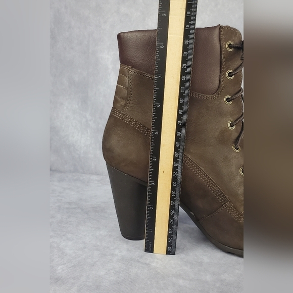 Timberland Glancy Brown Leather Ankle Boot Size 10 M - Picture 7 of 13